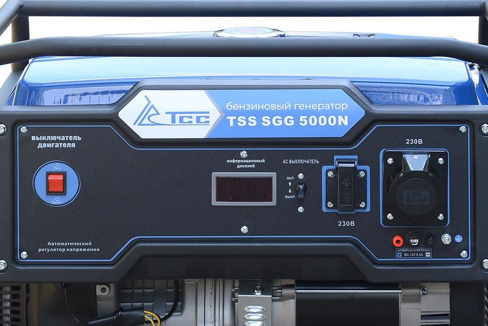Бензогенератор TSS SGG 5000N - [5 кВт / 21.7 А] руч. старт