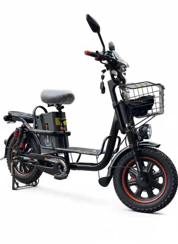 Электровелосипед WENBOX W33 PRO 1200W (60V/30Ah) с амортизаторами, большой дисплей фото №2