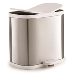 Контейнер мусорный Split™ для ванной комнаты нержавеющая сталь