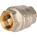 ROMMER Обратный клапан 1/2" пружинный муфтовый с пластиковым седлом
