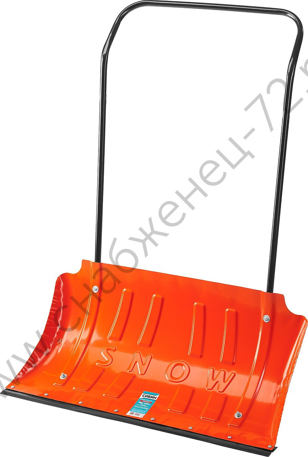 СИБИН ДС-750, 750 мм, стальной, снеговой движок (скрепер) (421838)