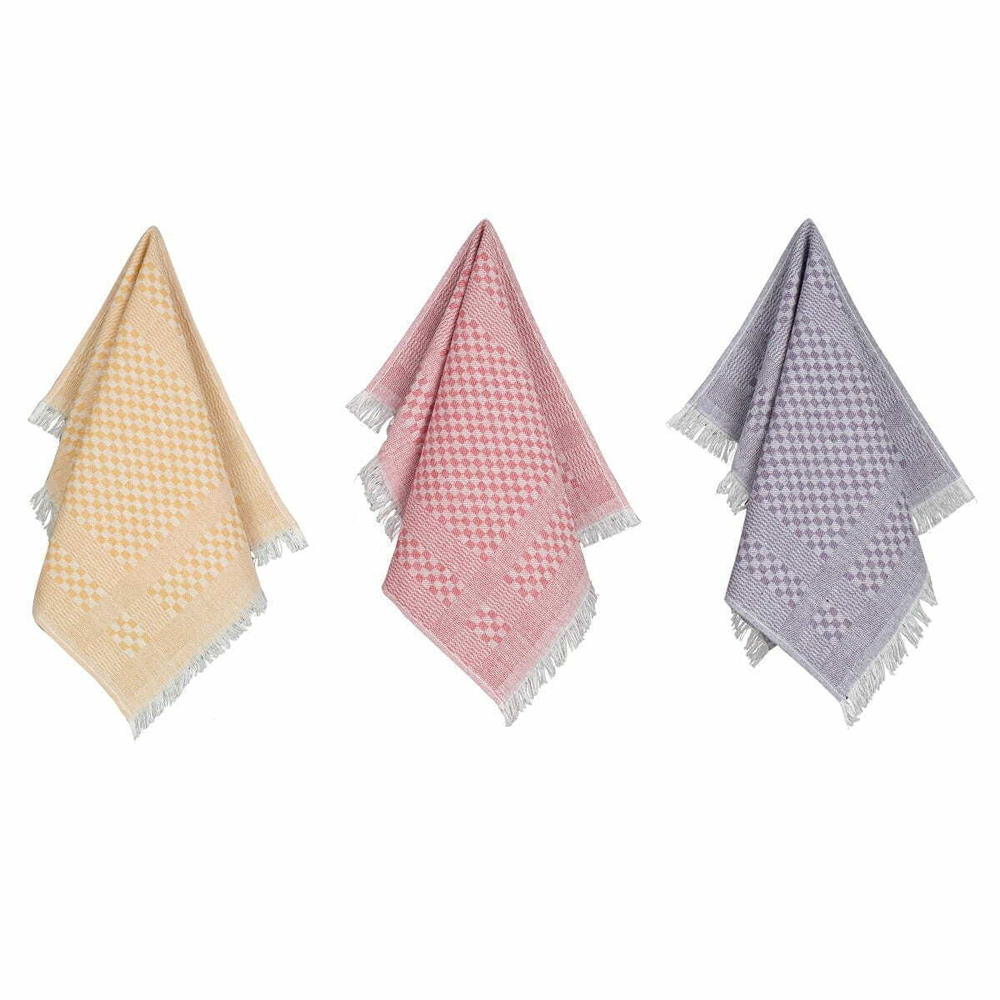 Набор кухонных полотенец 3шт 45х70 Arya home Dama 2