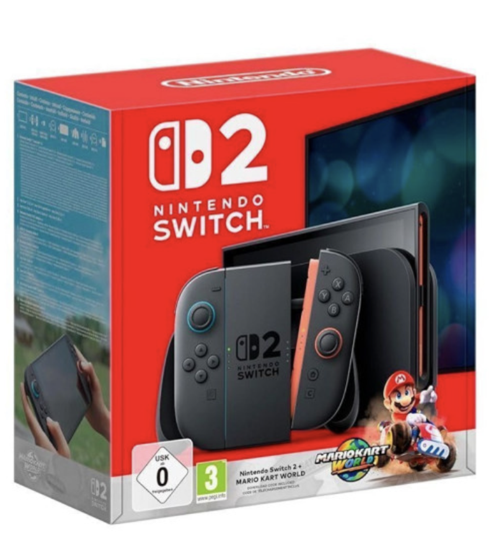 Игровая консоль Nintendo Switch 2 256Gb, черный + Mario