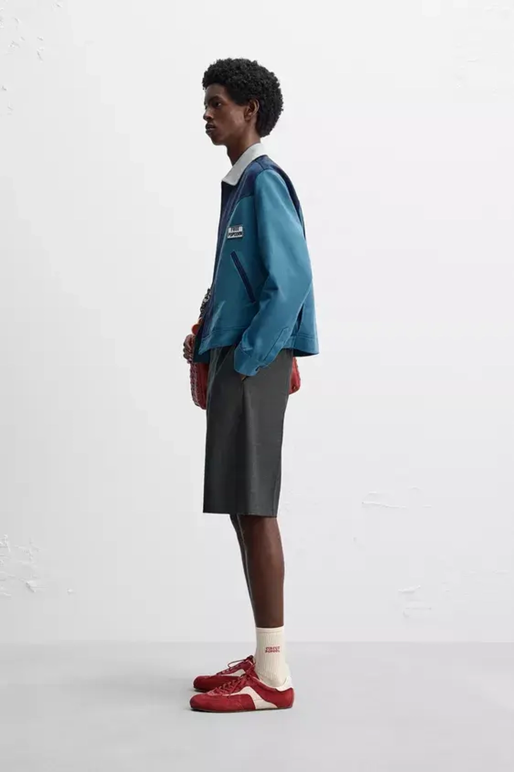 ZARA X HARRY LAMBERT ШОРТЫ -БЕРМУДЫ, СЕРЫЙ