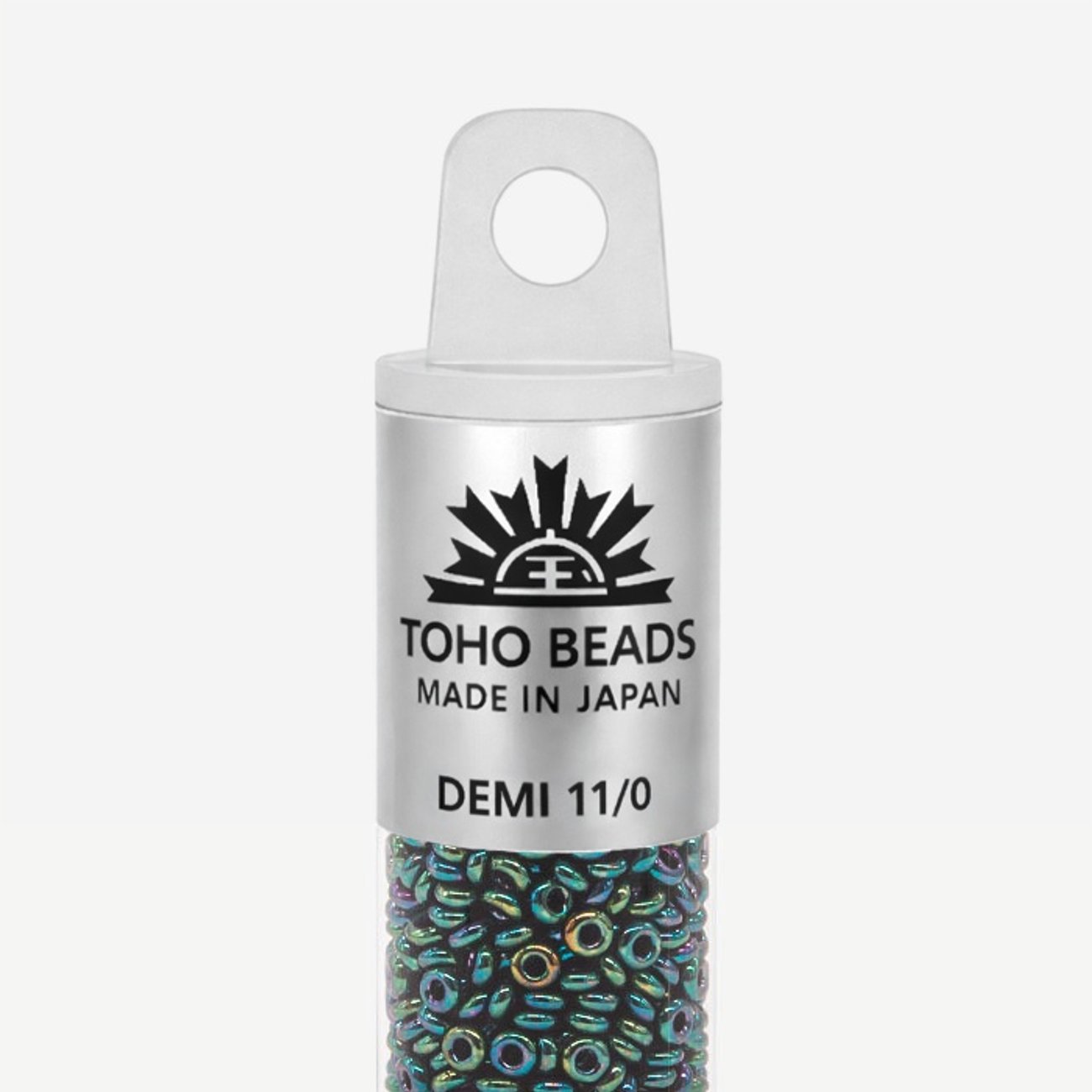 Японский бисер TOHO Demi 11/0 (№506), металлизированный, непрозрачный глянцевый