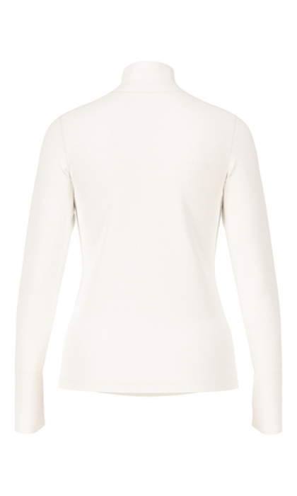 Marc Cain Водолазка из хлопка с декоративными разрезами