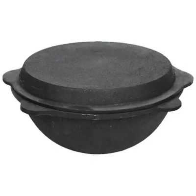 Казан + крышка сковорода 10л, плоское дно