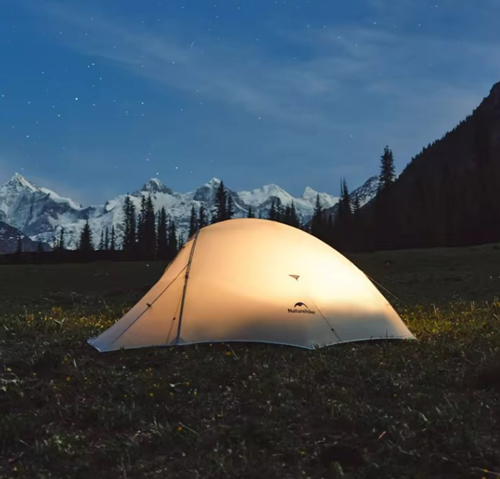 Палатка Naturehike Cloud Up UL Si 1-местная, алюминиевый каркас, серая, CNK2450WS017-G1