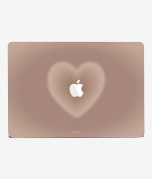 Виниловая наклейка LATTE HEART для MacBook