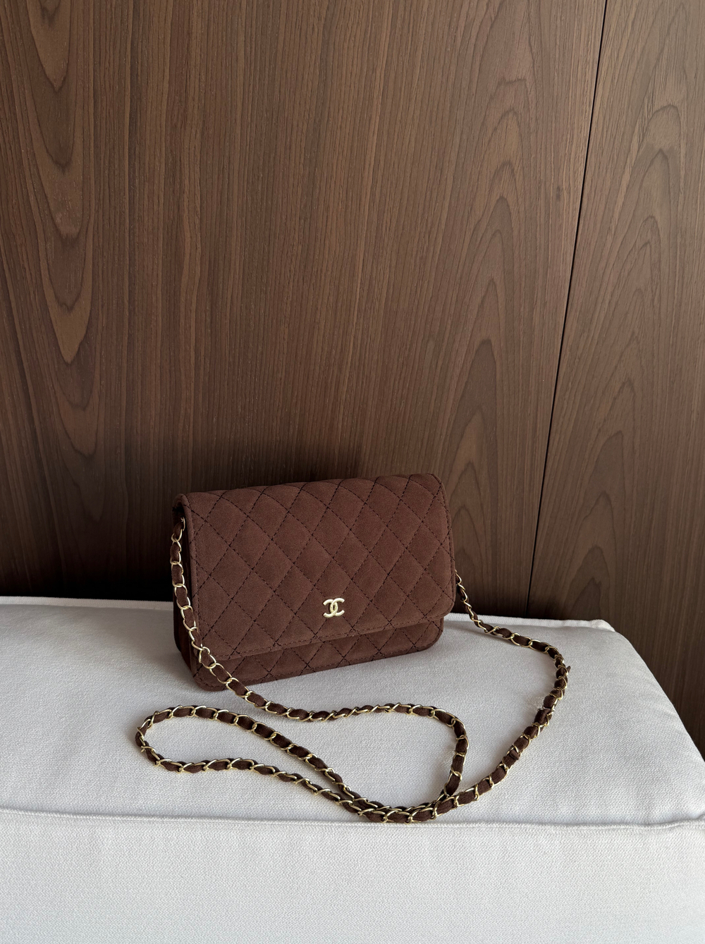 Сумка из эко замши