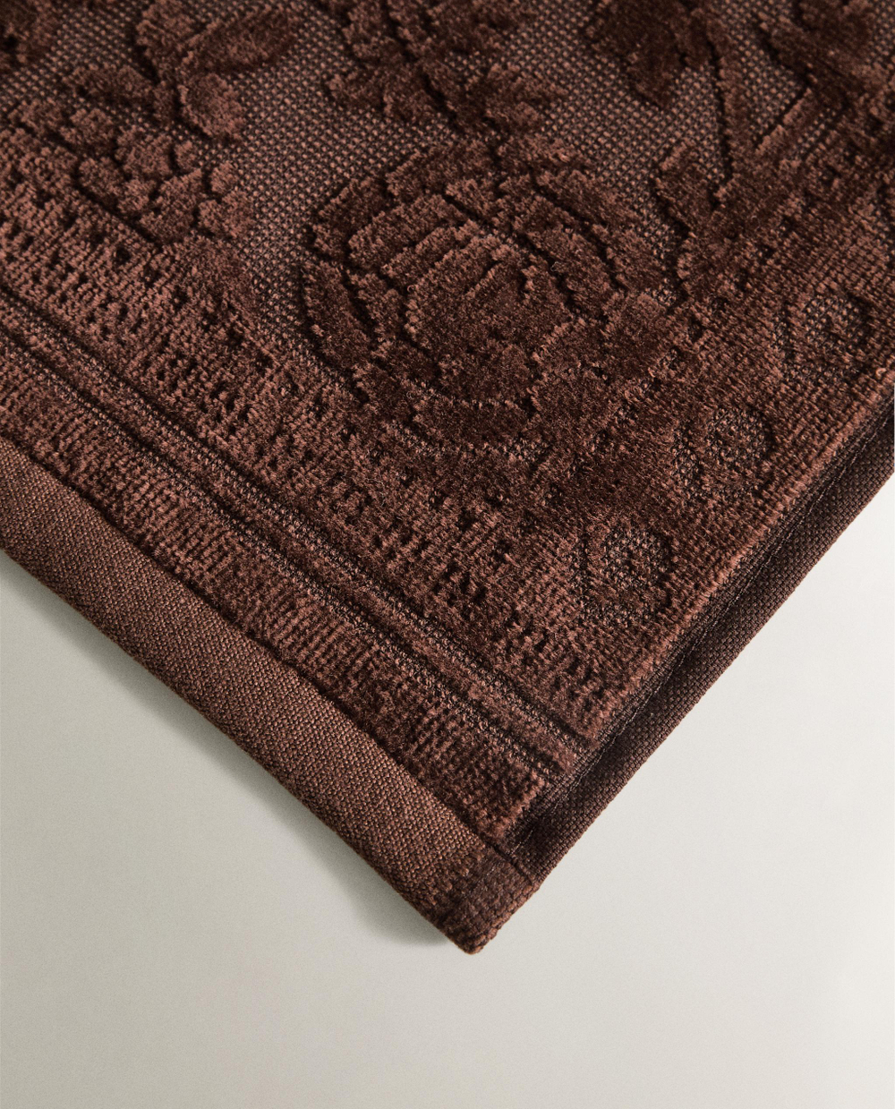 Zara Home Полотенце для лица и рук из хлопка, терракотовый, 30x30 см (3 шт.)
