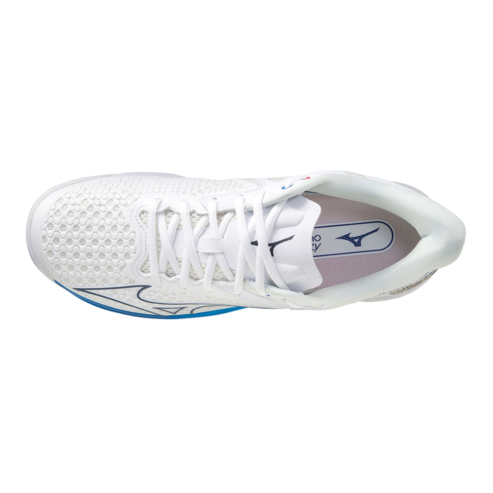 Мужские теннисные кроссовки Mizuno Wave Exceed Tour 5 All Court Shoe Men - White, Blue