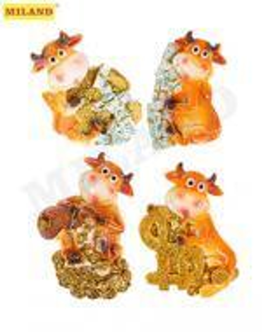 Магнит в ассорт Бык с валютой