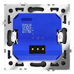Светорегулятор встраиваемый VOLTUM S70 поворотно-нажимной 600 Вт, (титан)