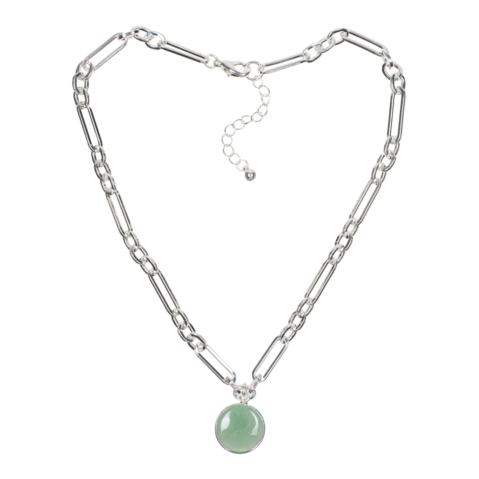 Колье Fiore Luna GREEN AVENTURINE LN5150 G/S