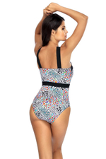 Совместный купальник с широкими бретелями из резинок (Размер: 80/40) (Цвет: разноцветный)