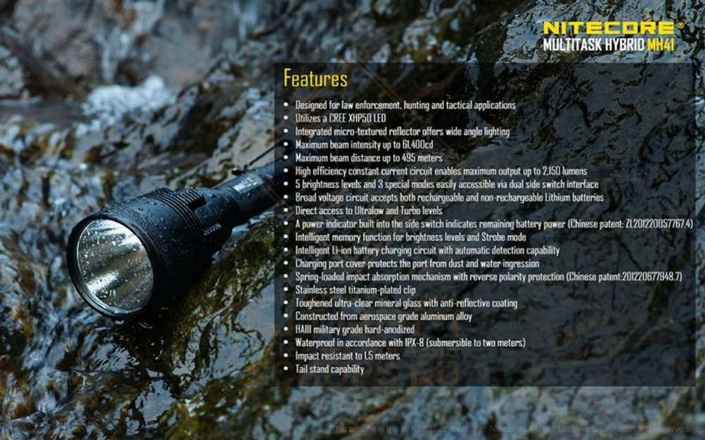 Фонарь Nitecore MH41