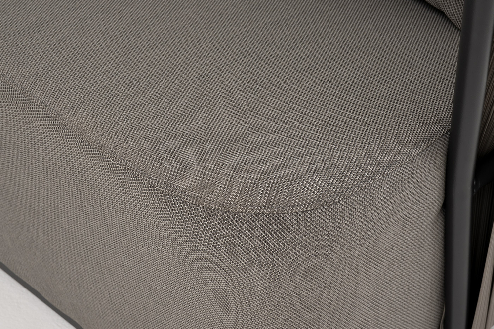 "Флоренция" лаунж-зона из искусственного ротанга, цвет графит