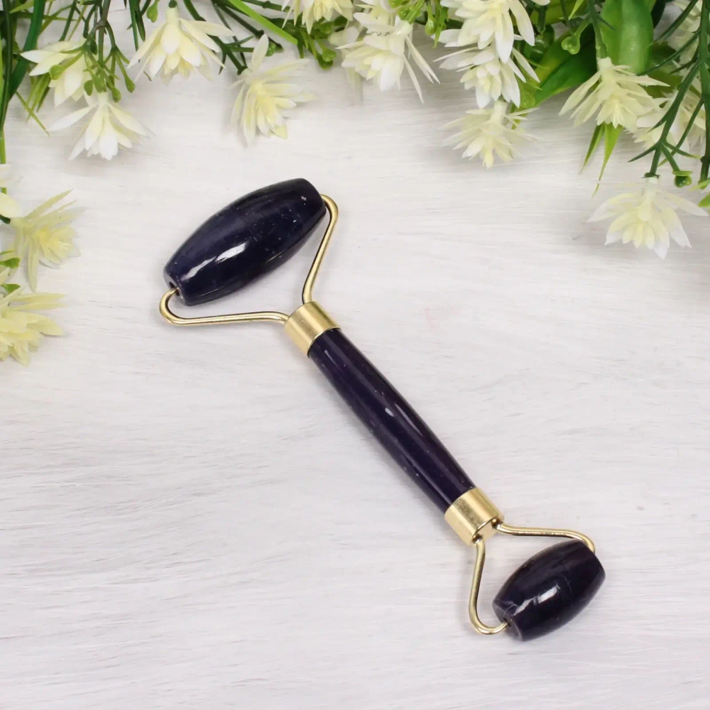 Массажер для лица и шеи декольте «Gua sha», цвет пурпурная гладь