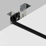 TR2022-BK Профиль-трек SMART ONE, для натяжных потолков, 2 м, алюминий, черный