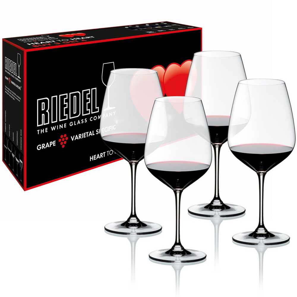 Бокалы для вина Heart to Heart Cabernet/Merlot 800 мл Riedel - набор из 4-х бокалов
