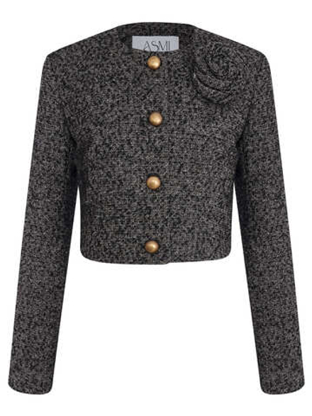 tweed short jacket