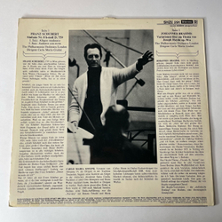 Винтажная виниловая пластинка LP Schubert Шуберт, Brahms Брамс, Carlo Maria Giulini, Unfinished Symphony / Variations On A Theme By Haydn (Германия 1972)