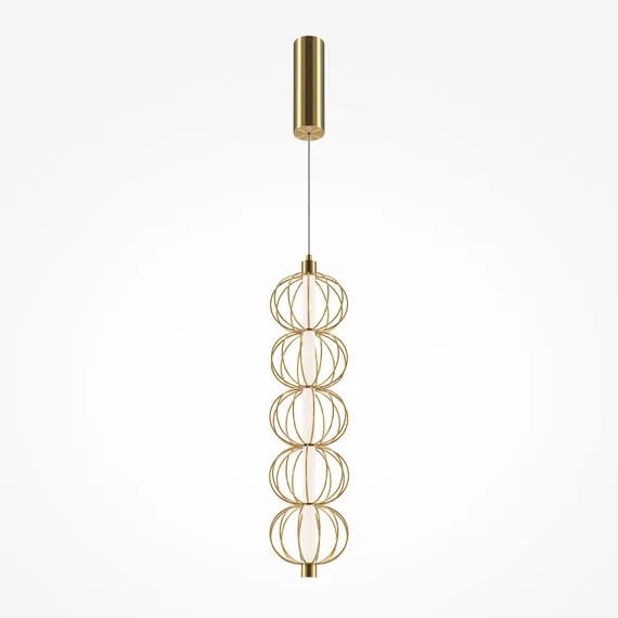 Подвесной светильник Золотая клетка / Golden Cage 3000К 17Вт Maytoni mod216pl-l10g3k