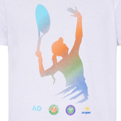 Футболка для девочки теннисная Australian Open Girls T-Shirt Grand Slam - white