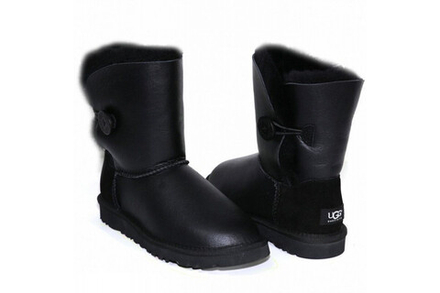 UGG Bailey Button Metallic Black