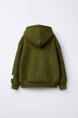 ZARA КОМПЛЕКТ ТОЛСТОВКА И БРЮК-ДЖОГГЕРОВ, ЗЕЛЕНЫЙ