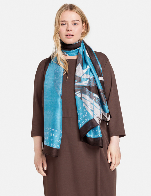 Палантин с принтом