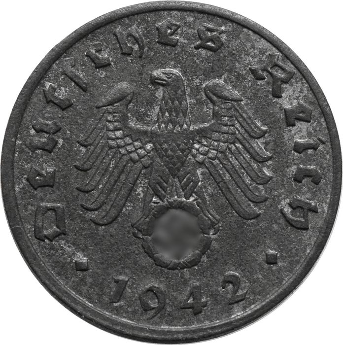 1 рейхспфенниг 1942 Германия (Третий рейх) "A"