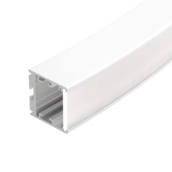 Профиль SL-ARC-3535-D1500-W90 WHITE (1180мм, дуга 1 из 4) (Arlight, Алюминий) 026600