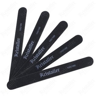 Kristaller Набор одноразовых пилок для ногтей на деревянной основе, 100/100гр, 5шт