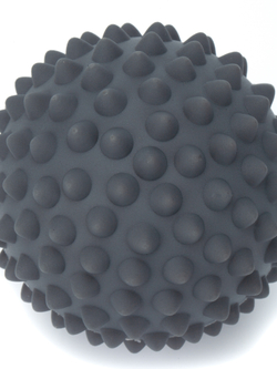 Мяч массажный 9 см серый