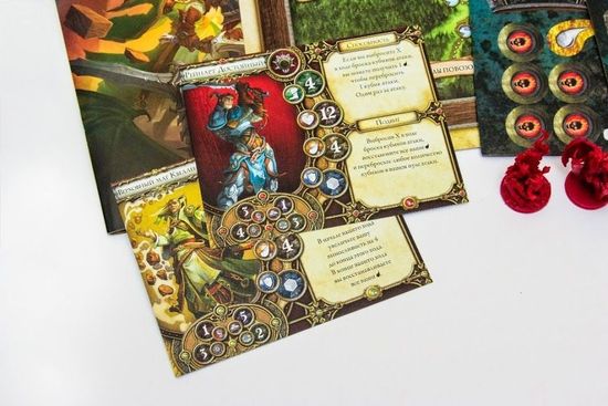 Настольная игра 2 листа героев