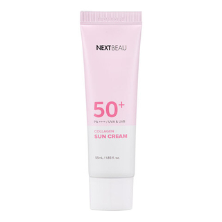 Крем солнцезащитный с коллагеном NEXTBEAU Collagen Sun Cream SPF 50+ PA++++ 55 мл