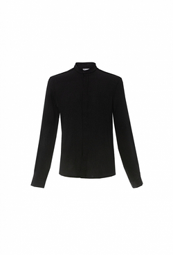 Рубашка с длинным рукавом черная 03-01-23 SS men