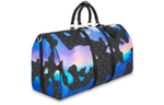 LOUIS VUITTON Keepall Bandouliere 55 Sunrise Monogram Eclipse Black/Grey/Multi