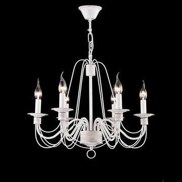 Подвесная люстра FR2046-PL-06-WG белый с золотом Freya Velia