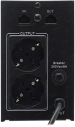 UPS 850VA Exegate Power Back &lt;BNB-850&gt; &lt;EP285475RUS&gt; Schuko,  защита  телефонной линии/RJ45