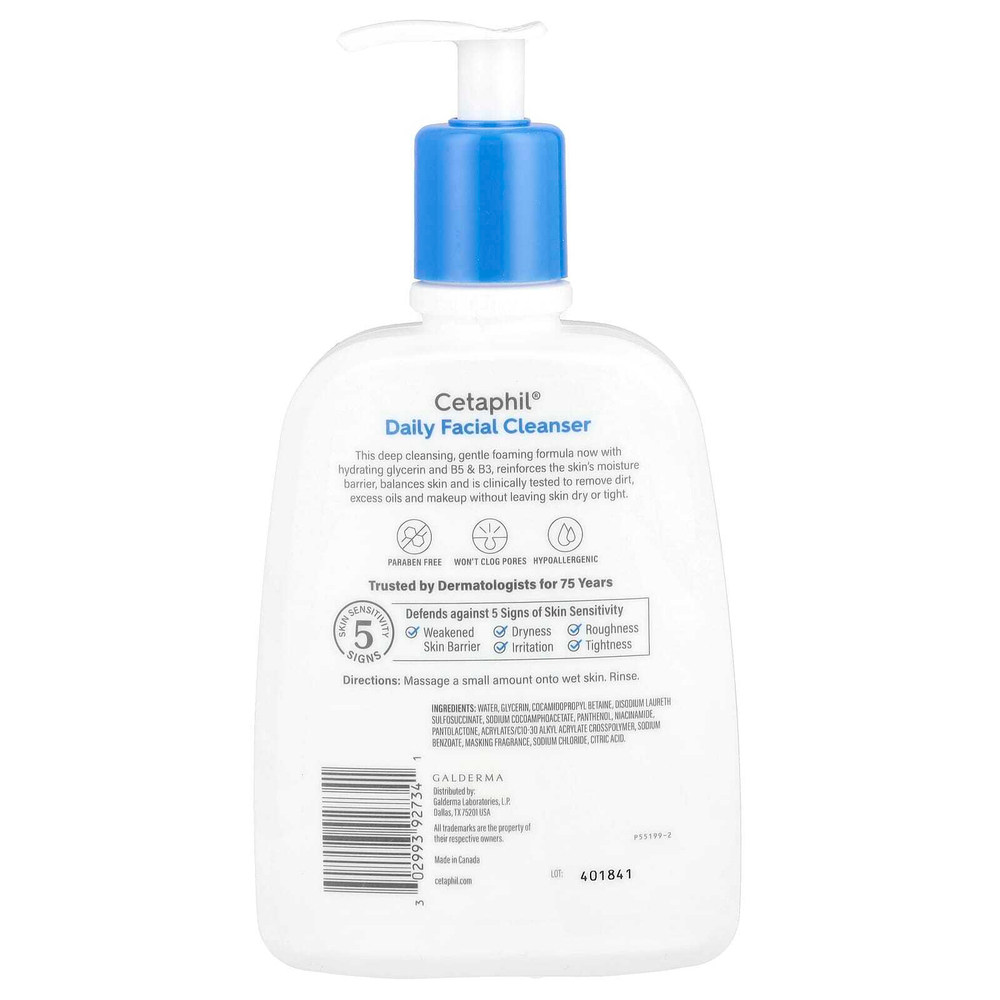 Cetaphil, Ежедневное очищающее средство для лица, 473 мл (16 жидк. Унций)
