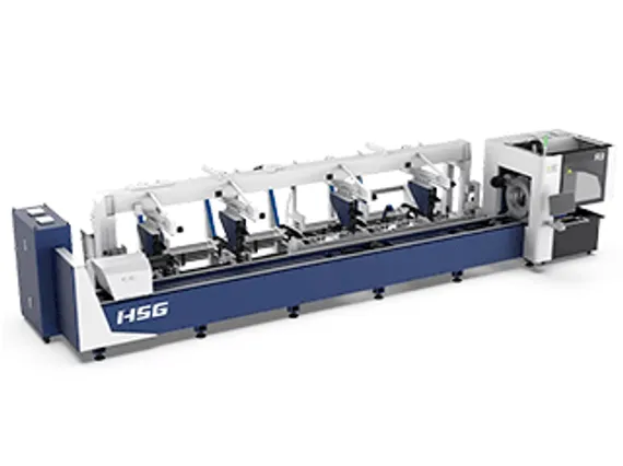 Труборез лазерный с ЧПУ HSG Laser серии R3 для резки труб