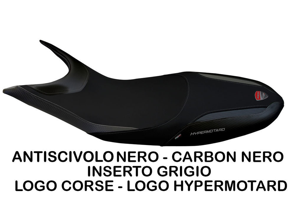Ducati Hypermotard 821 939 2013-2018 Tappezzeria Italia чехол для сиденья SCICLI-3