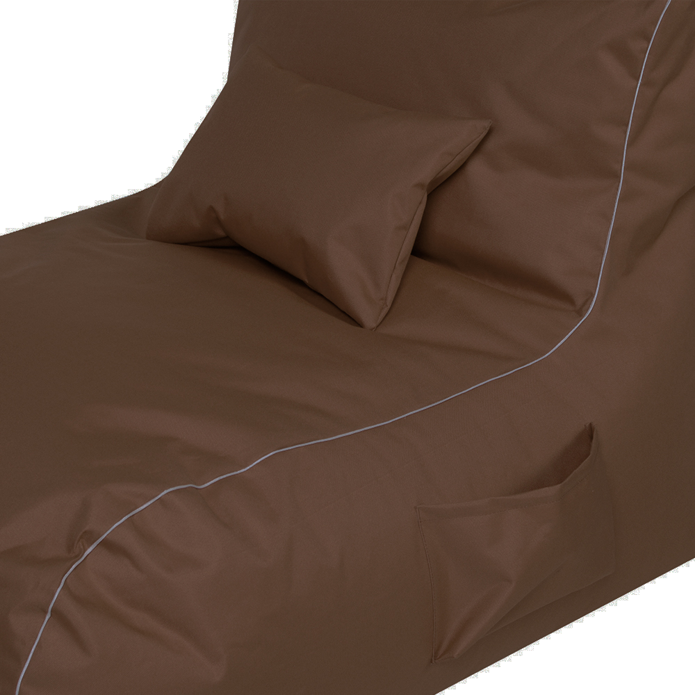 Кресло Лежак Коричневый (Классический)