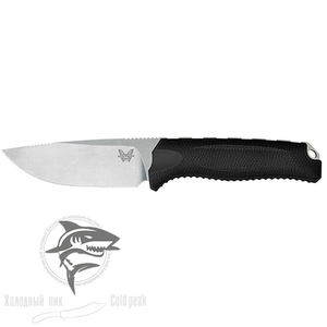 Нож Benchmade Steep Mountain, черная рукоять (фиксированное лезвие)