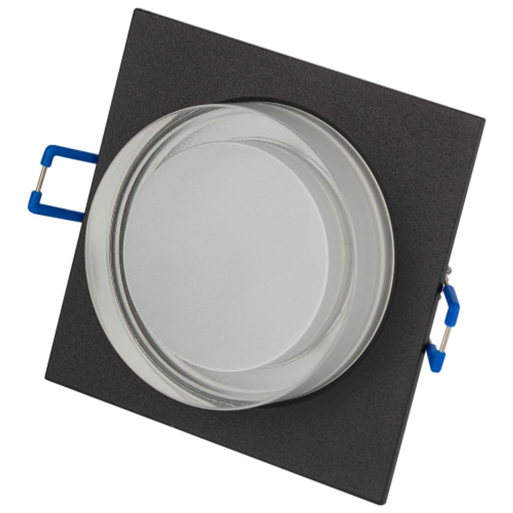 Встраиваемый светильник декоративный ЭРА DK108 BK MR16 GU5.3 черный | Декоративные встраиваемые светильники