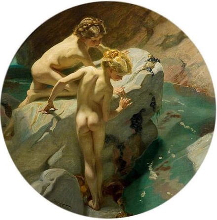 Frank Owen Salisbury (1874-1962) - эротическое искусство британского художника Фрэнка Оуэна Солсбери