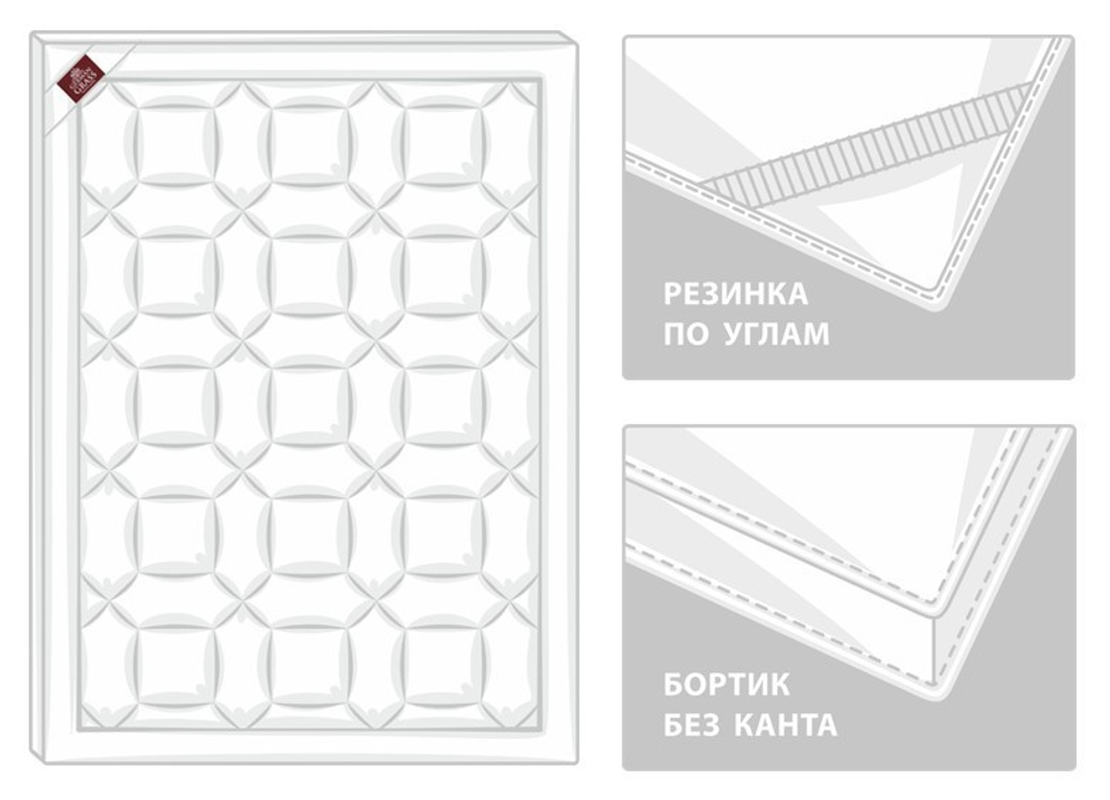 Наматрасник-топпер 160х200 German Grass Topper Wool Grass